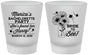 Custom Bachelorette Frosted Shot Glasses - Bride To Bee | 60152