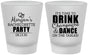 Custom Bachelorette Frosted Shot Glasses - Drink Champagne Dance | 60154
