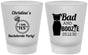 Custom Bachelorette Frosted Shot Glasses - Bad And Boozie | 60157