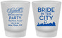 Custom Bachelorette Frosted Shot Glasses - New York | 60162