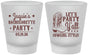 Custom Bachelorette Frosted Shot Glasses - Cowgirl Boots | 60163