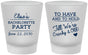 Custom Bachelorette Frosted Shot Glasses - To Have And To Hold | 60168