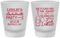 Custom Bachelorette Frosted Shot Glasses - Mr Right Girls Night | 60180
