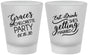 Custom Bachelorette Frosted Shot Glasses - Eat Drink Getting Married | 60181