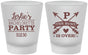 Custom Bachelorette Frosted Shot Glasses - The Hunt Is Over | 60186
