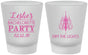 Custom Bachelorette Frosted Shot Glasses - Lights | 60188