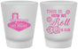 Custom Bachelorette Frosted Shot Glasses - Las Vegas | 60191