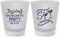 Custom Bachelorette Frosted Shot Glasses - Sip Happens | 60197
