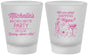 Custom Bachelorette Frosted Shot Glasses - Las Vegas | 60199