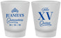 Custom Quinceanera Frosted Shot Glasses - Mis Quince Anos | 70003
