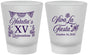Custom Quinceanera Frosted Shot Glasses - Viva La Fiesta Quince | 70008