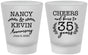 Custom Anniversary Frosted Shot Glasses - Cheers To 35 Years | 80004