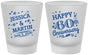 Custom Anniversary Frosted Shot Glasses - Cheers To 60 Years | 80009
