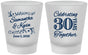Custom Anniversary Frosted Shot Glasses - 30 Years Together | 80013