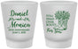 Custom Anniversary Frosted Shot Glasses - 25th Wedding | 80022