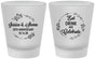 Custom Anniversary Frosted Shot Glasses - 50th Wedding | 80027