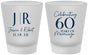 Custom Anniversary Frosted Shot Glasses - 60 Years Of Marriage | 80029
