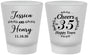 Custom Anniversary Frosted Shot Glasses - Cheers To 35 Years | 80034