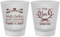 Custom Baby Shower Frosted Shot Glasses - It’s A Buck Antler | 90000