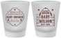 Custom Baby Shower Frosted Shot Glasses - Gender Reveal Buck Or Doe | 90002