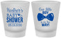 Custom Baby Shower Frosted Shot Glasses - Little Boy Is On The Way | 90005