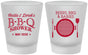 Custom Baby Shower Frosted Shot Glasses - Beers Bbq Babies | 90007