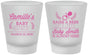 Custom Baby Shower Frosted Shot Glasses - Raise A Beer | 90008
