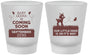 Custom Baby Shower Frosted Shot Glasses - Little Deer On The Way | 90011