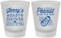Custom Baby Shower Frosted Shot Glasses - Peanut On The Way | 90025