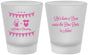 Custom Baby Shower Frosted Shot Glasses - Beer Due Date Is Near | 90032