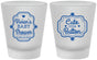 Custom Baby Shower Frosted Shot Glasses - Cute Little Button | 90035