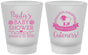 Custom Baby Shower Frosted Shot Glasses - Lamb Cuteness | 90038