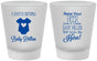 Custom Baby Shower Frosted Shot Glasses - Baby Is Brewing | 90041