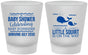 Custom Baby Shower Frosted Shot Glasses - Mermaid On Her Way | 90044