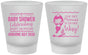 Custom Baby Shower Frosted Shot Glasses - Mermaid On Her Way | 90046