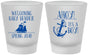 Custom Baby Shower Frosted Shot Glasses - Nautical Ahoy It’s A Boy | 90055