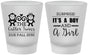 Custom Baby Shower Frosted Shot Glasses - Gender Reveal Boy Or Girl | 90063