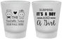 Custom Baby Shower Frosted Shot Glasses - Gender Reveal Boy Or Girl | 90064