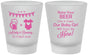 Custom Baby Shower Frosted Shot Glasses - Raise Your Beer | 90065