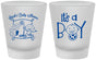Custom Baby Shower Frosted Shot Glasses - It’s A Boy | 90076
