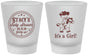 Custom Baby Shower Frosted Shot Glasses - Horse It’s A Girl | 90077