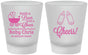 Custom Baby Shower Frosted Shot Glasses - Raise A Beer | 90081