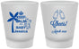 Custom Baby Shower Frosted Shot Glasses - Baby Monkey | 90082