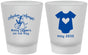 Custom Baby Shower Frosted Shot Glasses - Nautical Anchors Aweigh | 90083