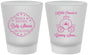 Custom Baby Shower Frosted Shot Glasses - Princess Coming Soon | 90085
