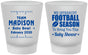 Custom Baby Shower Frosted Shot Glasses - Football | 90091