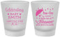 Custom Baby Shower Frosted Shot Glasses - Little Bit Of Heaven | 90095