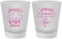 Custom Baby Shower Frosted Shot Glasses - April Showers May Babies | 90099