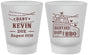 Custom Baby Shower Frosted Shot Glasses - Baby And Bbq | 90101