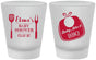 Custom Baby Shower Frosted Shot Glasses - Beers Bbq Babies | 90114